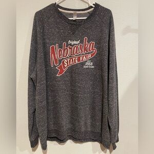 Jerzees Charcoal Nebraska State Fair Hoodie